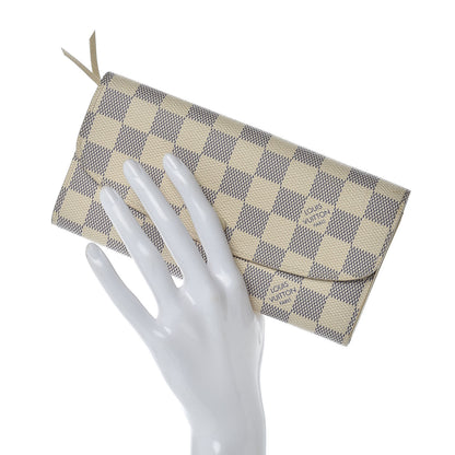 Louis Vuitton Damier Azur Emilie Wallet 2 of 7