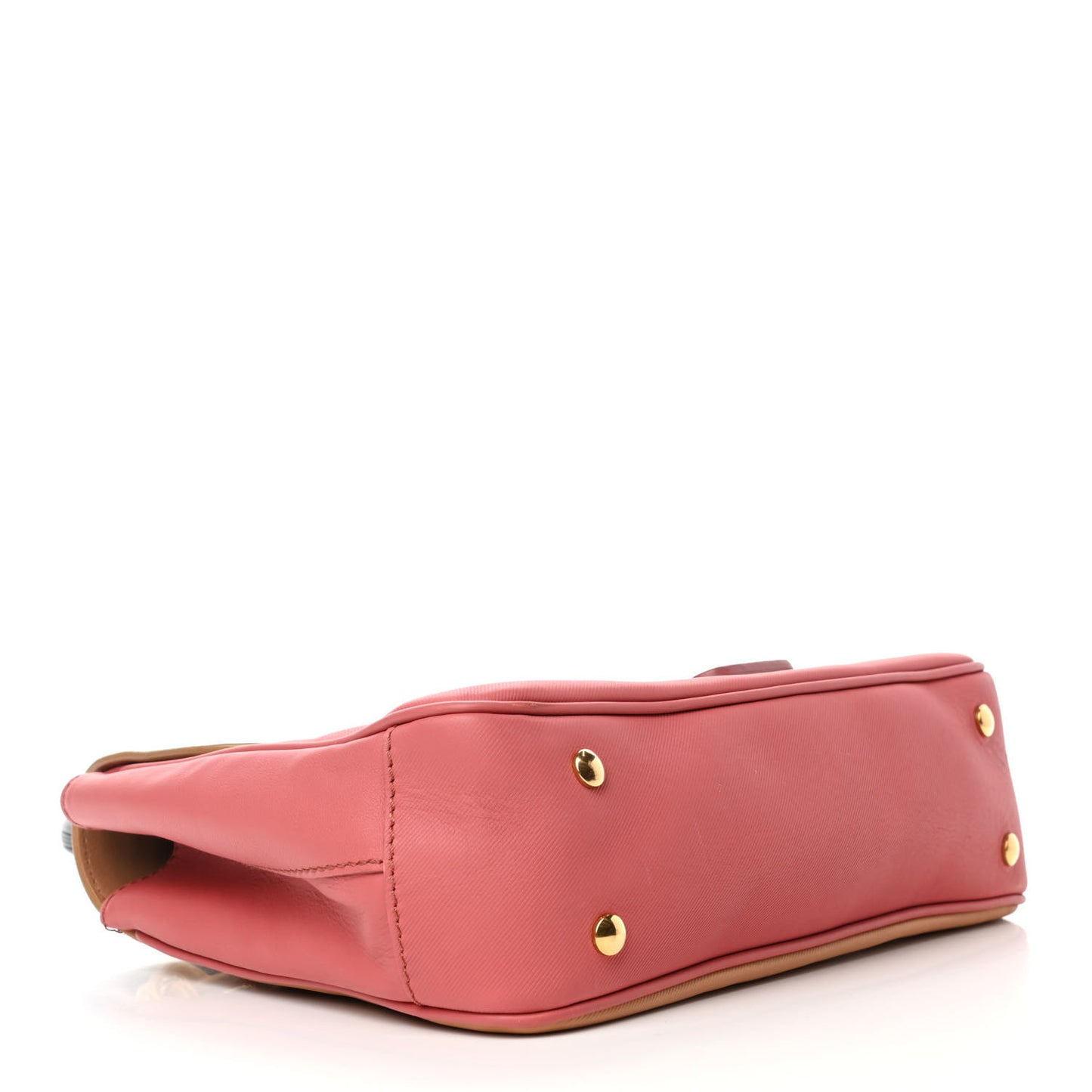 Trench Calfskin Medium DK88 Top Handle Bag Blossom Pink Pale Clementine