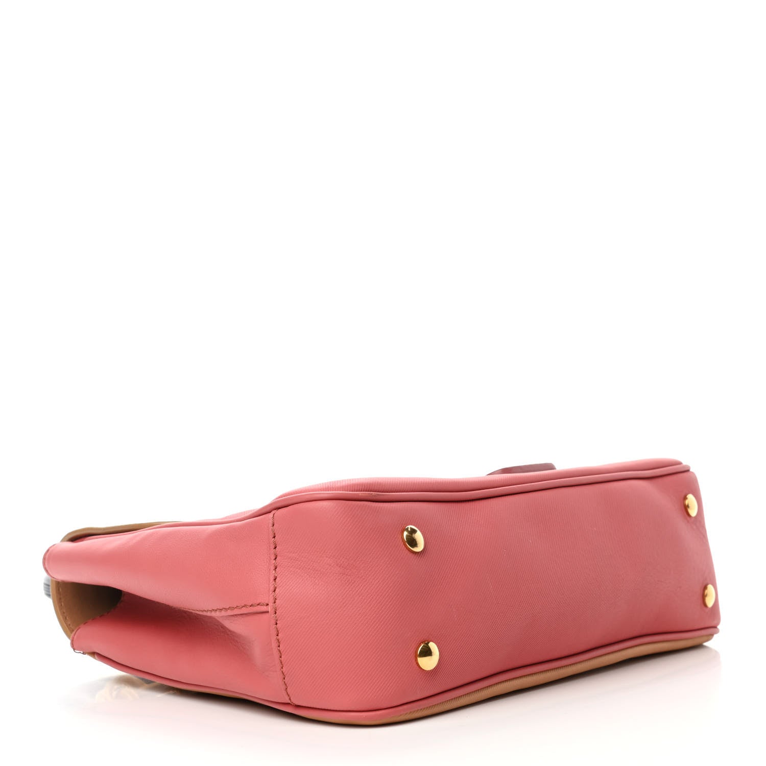 Burberry Trench Calfskin Medium DK88 Top Handle Bag Blossom Pink Pale Clementine 3 of 6
