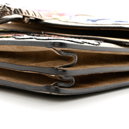 Gucci GG Supreme Monogram Embroidered Medium Dionysus Shoulder Bag Taupe 10 of 19