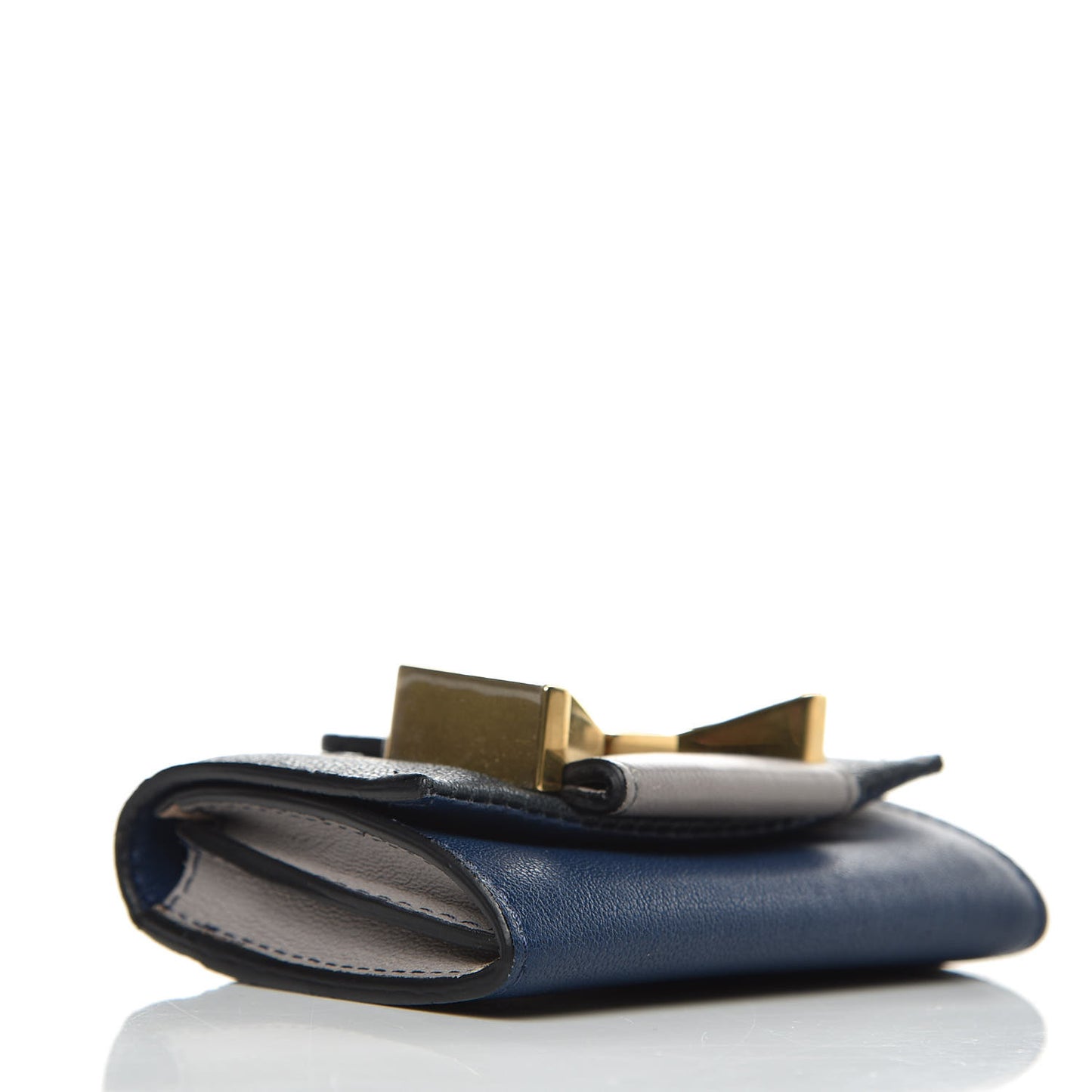 Sheepskin Bobbie Card Holder Black Bat