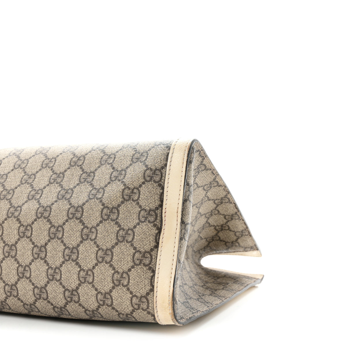 Gucci GG Supreme Monogram Medium Padlock Tote White 10 of 11