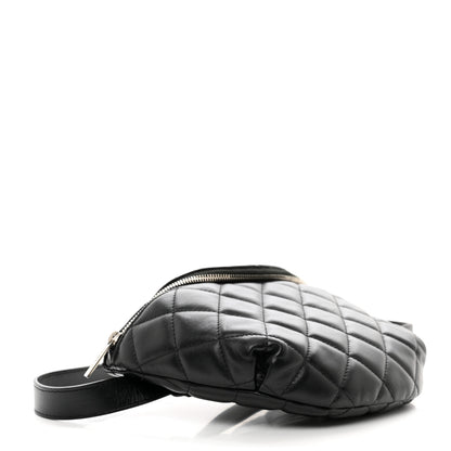 Chanel Calfskin Quilted Waist Belt Bag Black 4 of 10