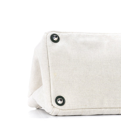 Prada Canapa Mistolino Tote Naturale Green 6 of 10