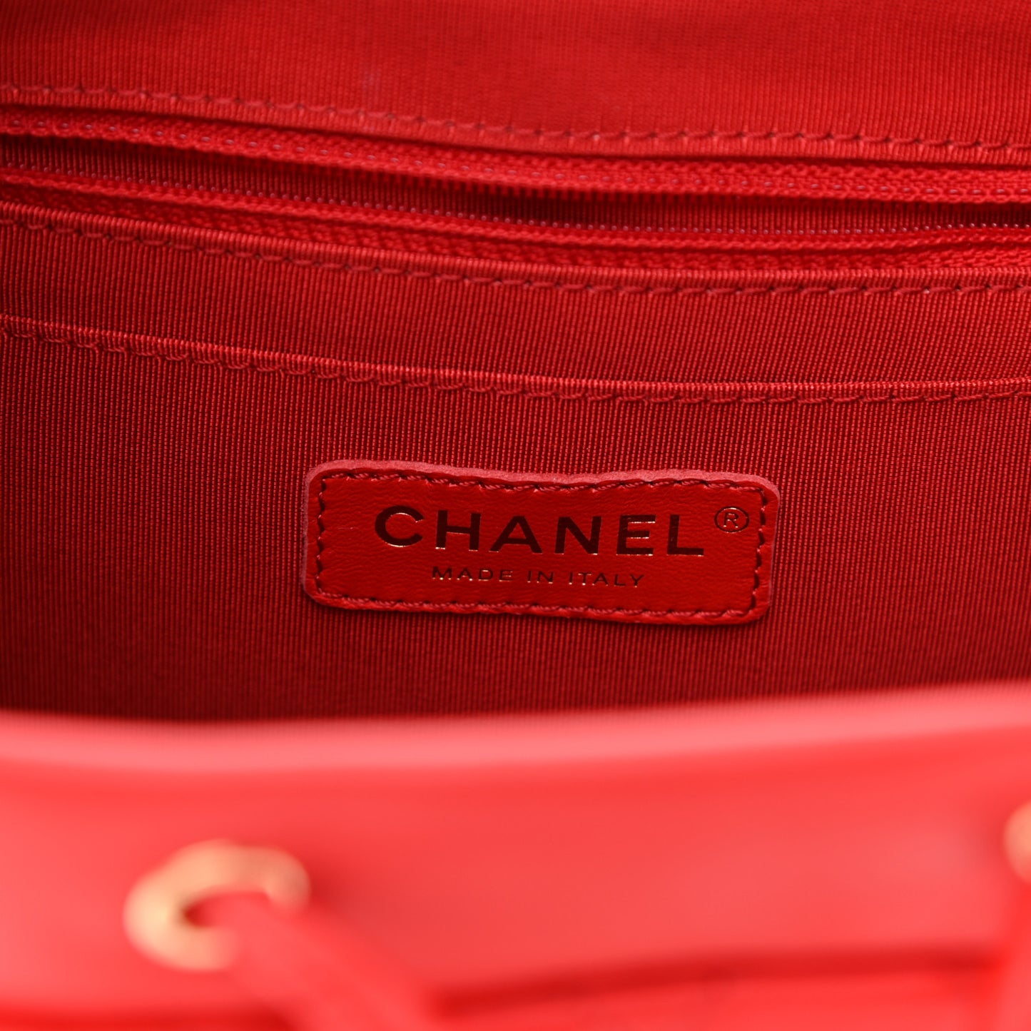 Lambskin Quilted Small Urban Spirit Backpack Red