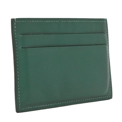 Hermes Swift Citizen Twill Card Case Vert Moyen Bleu Riviera Vert Vertigo 3 of 8