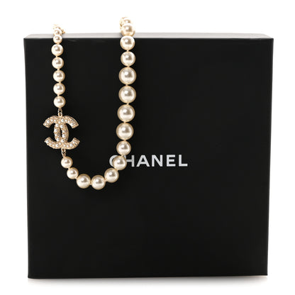 Chanel Pearl CC 100th Anniversary Necklace Light Gold 7 of 7