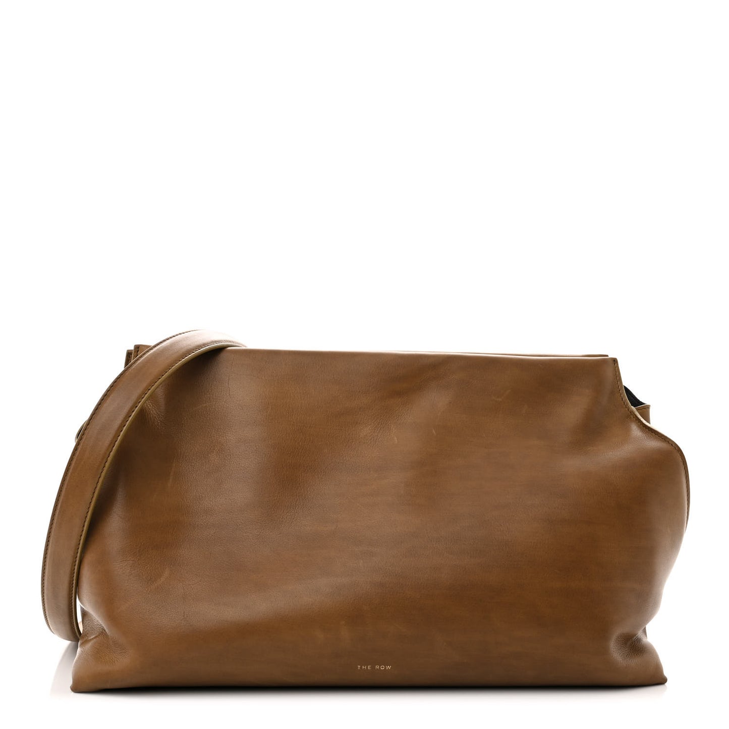 Saddle Calfskin Sienna Shoulder Bag Camel