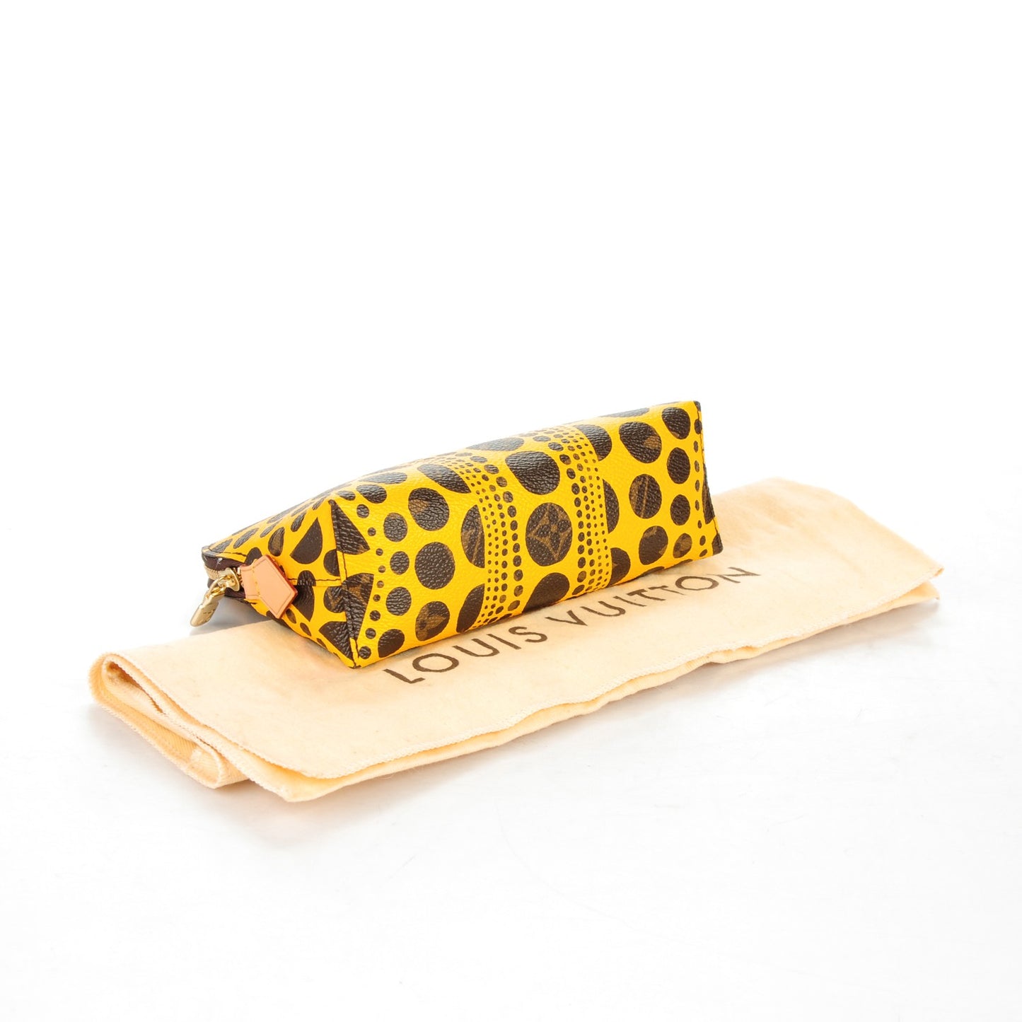 Monogram Kusama Pumpkin Dots Cosmetic Pouch Yellow