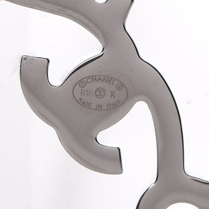 Chanel Strass Crystal Emoji Choupette Cat Brooch Silver 4 of 4