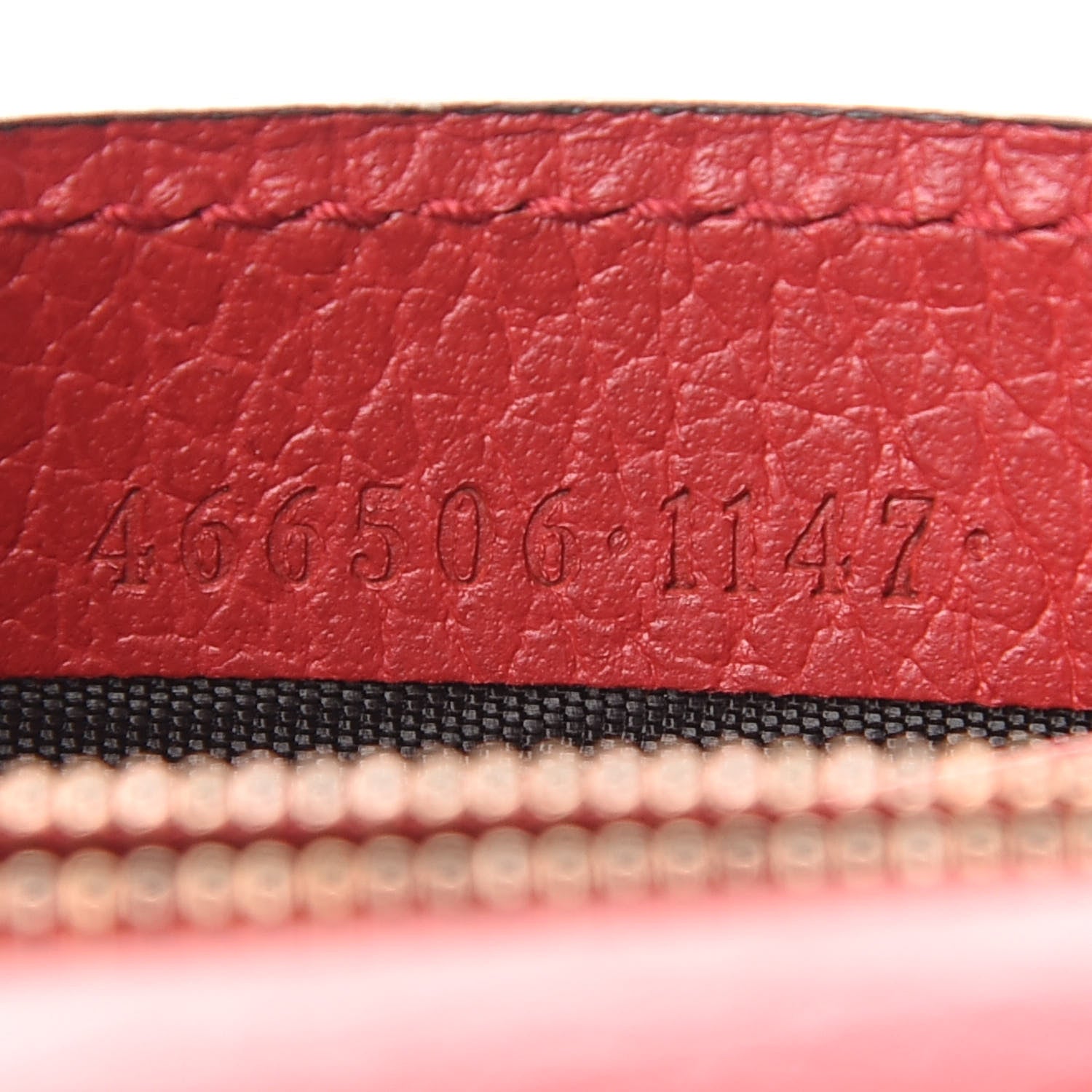 Gucci Dollar Calfskin Medium Betty Chain Wallet Tabasco 8 of 8