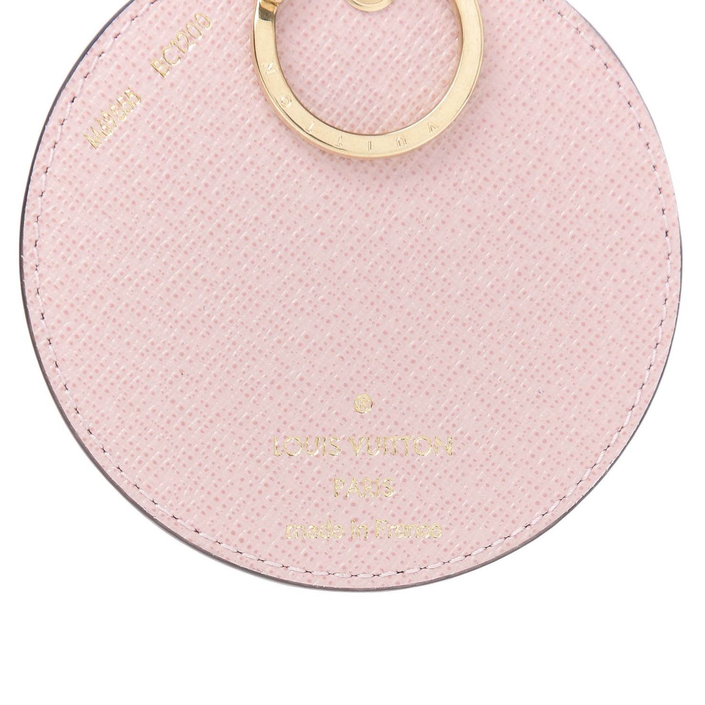 Monogram 2020 Christmas Animation Big Wheel Bag Charm Key Ring Rose Ballerine