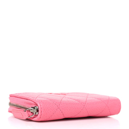 Chanel Caviar Quilted Incognito Zip Coin Purse Pink 4 of 7