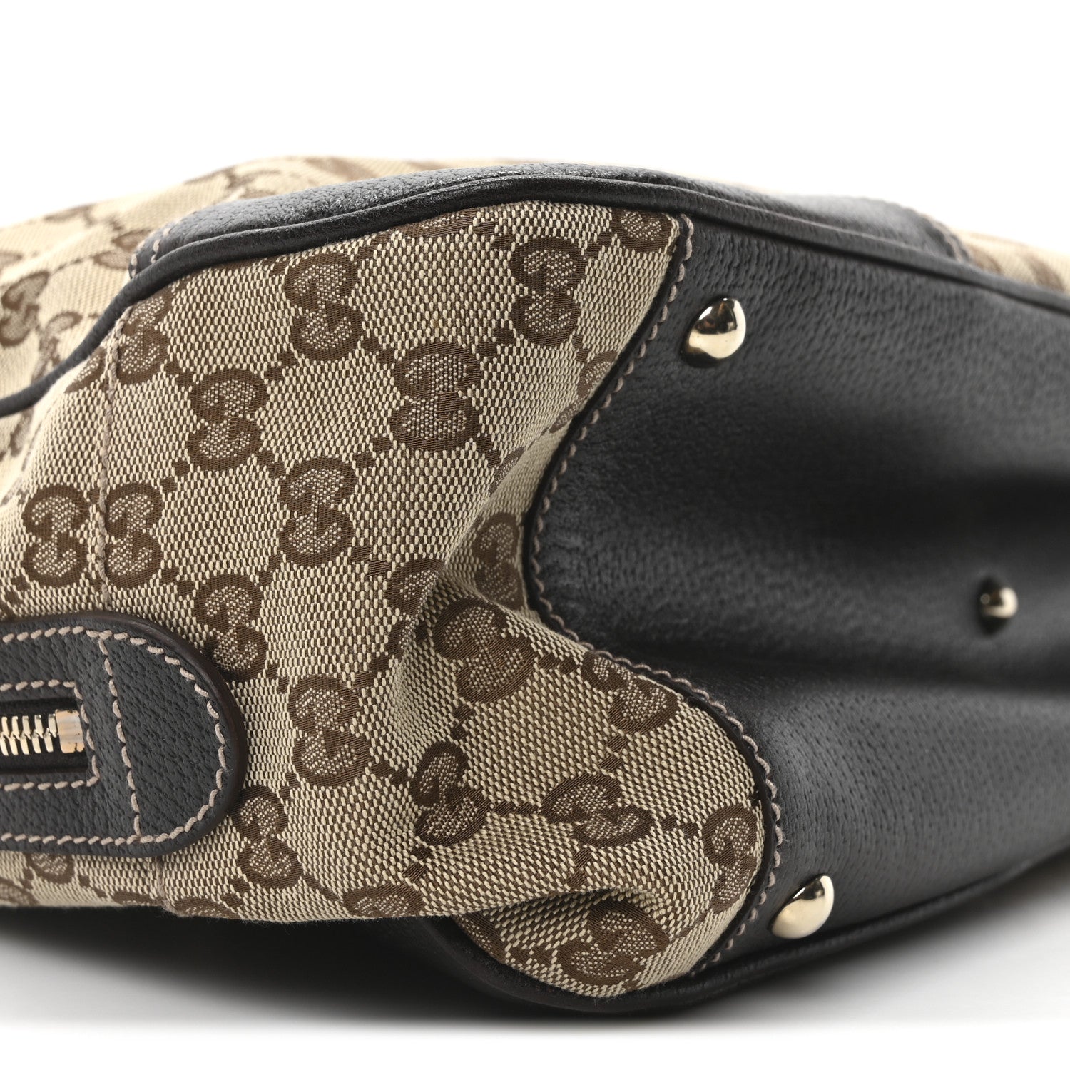 Gucci Monogram Large Princy Duffle Bag Dark Brown 9 of 10