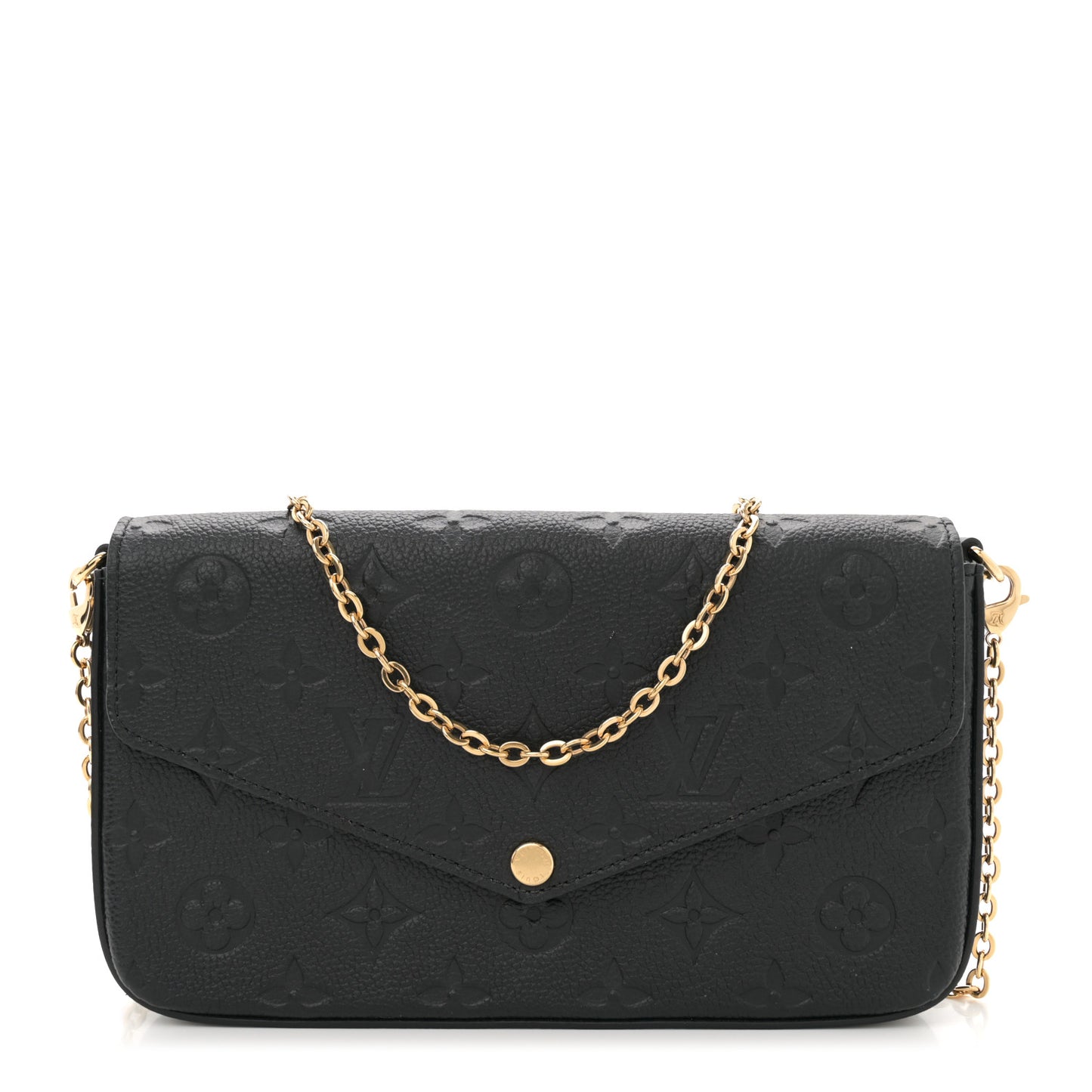 Empreinte Pochette Felicie Chain Wallet Black
