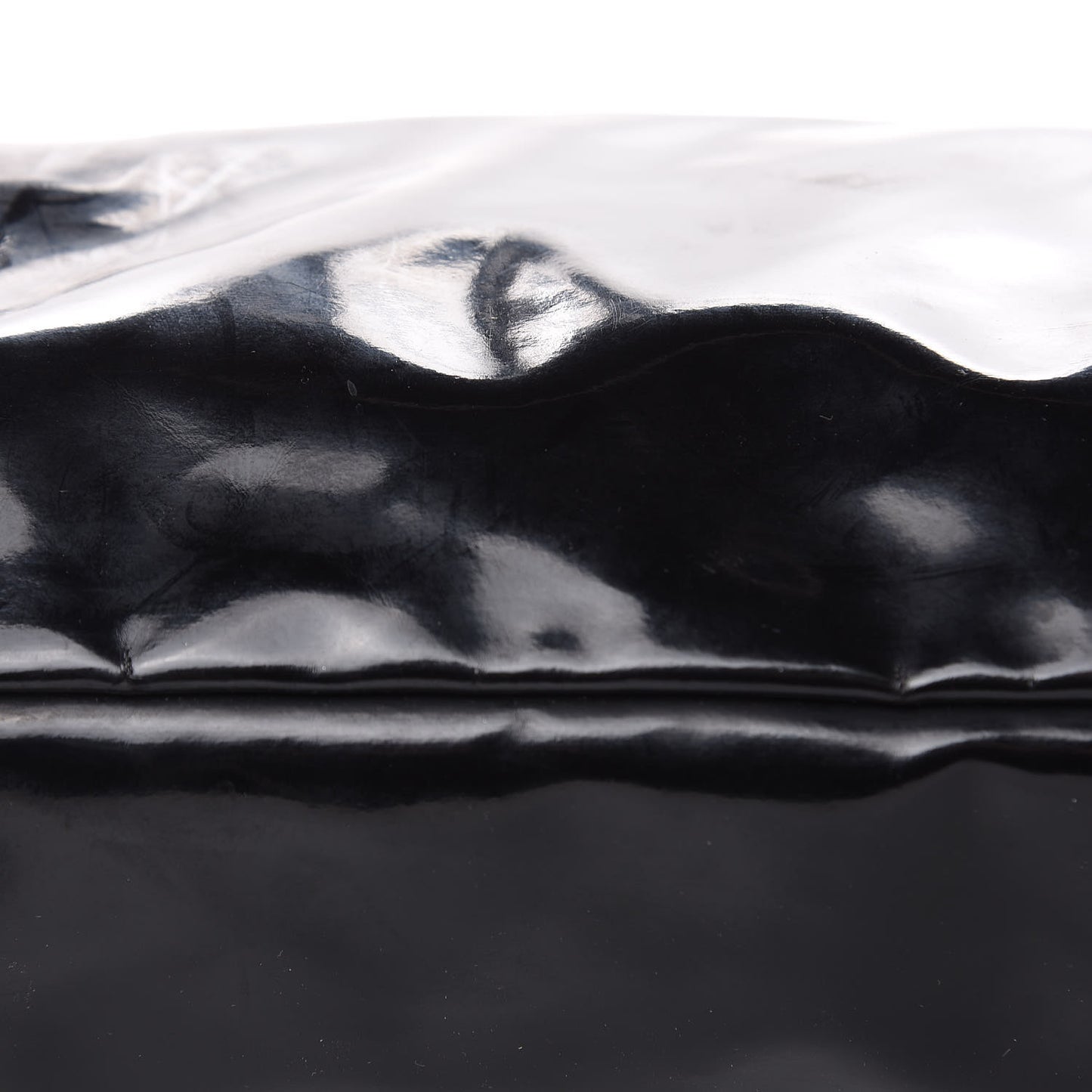 Vinyl Spirit Drawstring Tote Black