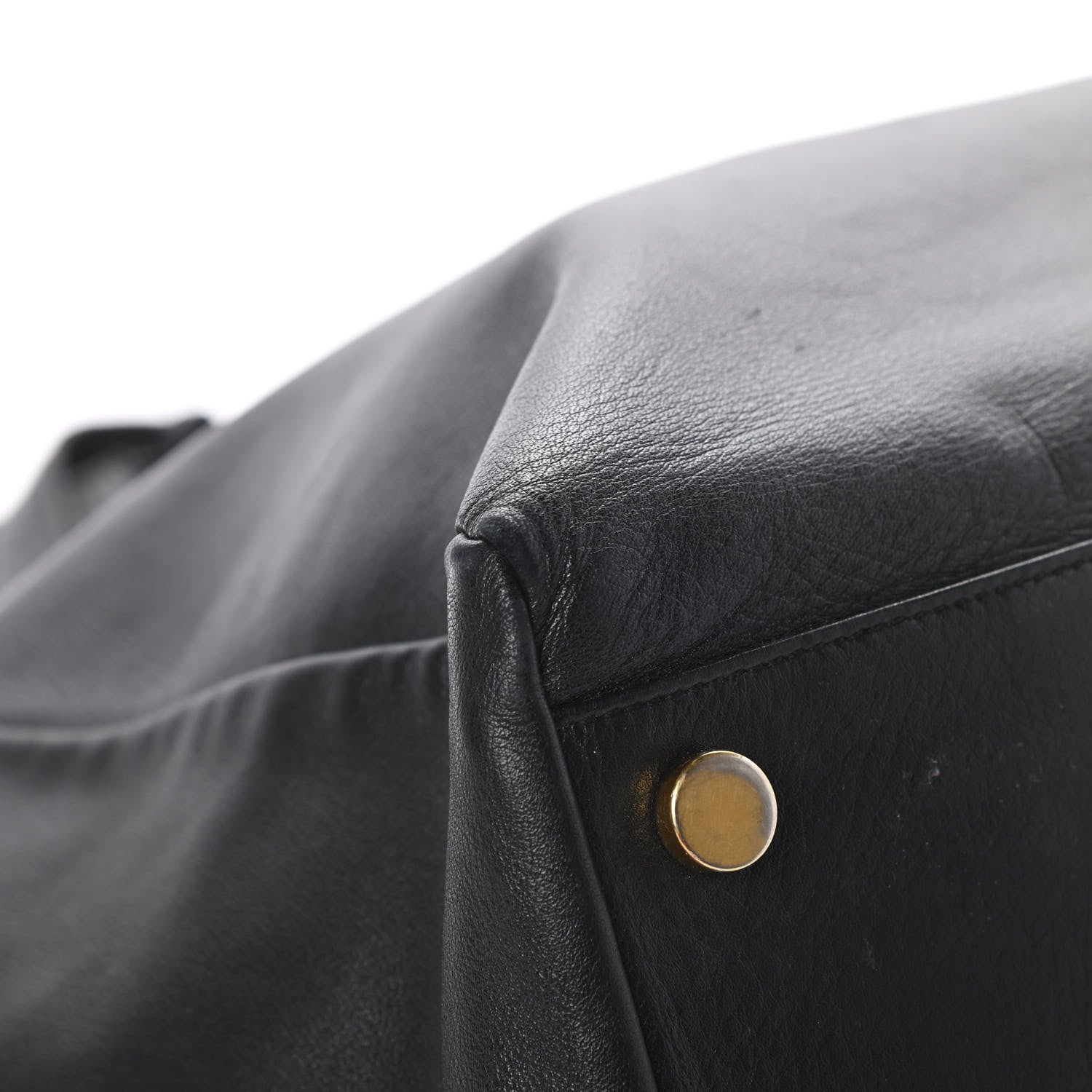 Saint Laurent Calfskin Suede Reversible East West Shopper Tote Black 13 of 20
