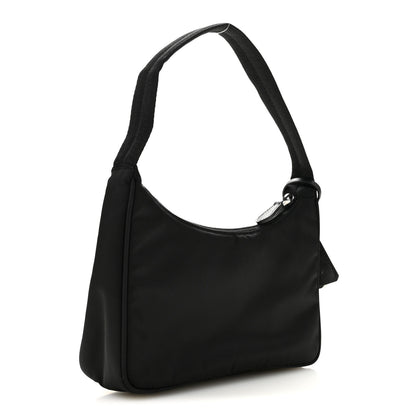 Prada Tessuto Nylon Mini Re-Edition 2000 Bag Black 3 of 12