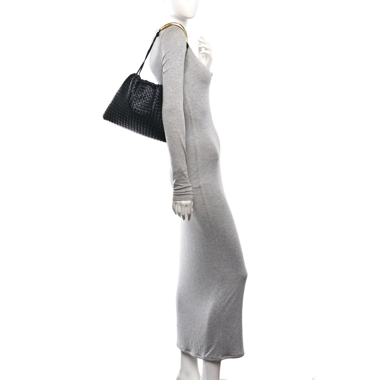 Nappa Intrecciato Dustbag Handle Black