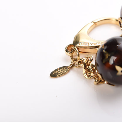Louis Vuitton Fleur Ball Bag Charm Brown 3 of 4