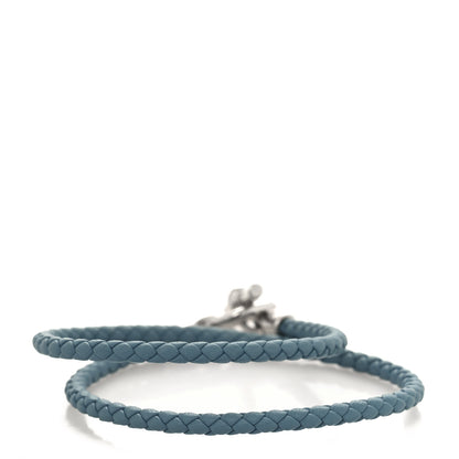 Hermes Swift Glenan Double Tour Bracelet Blue Jean 3 of 4