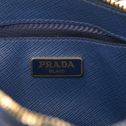 Prada Saffiano Lux Mini Promenade Tote Azzurro 5 of 10