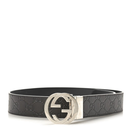 Gucci Guccissima Interlocking G 40mm Belt 85 34 Cocoa 1 of 4