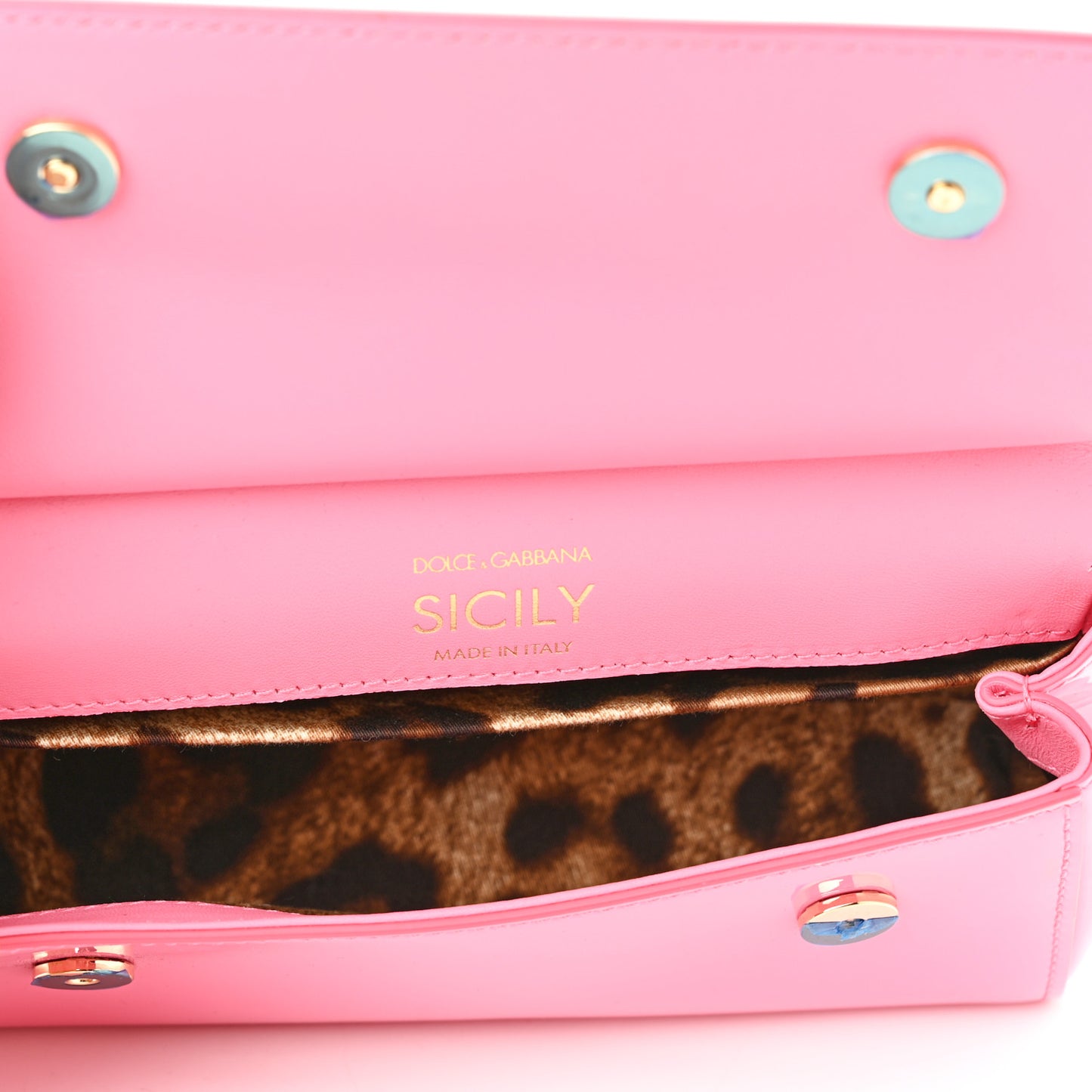 Patent Small Miss Sicily Satchel Pink