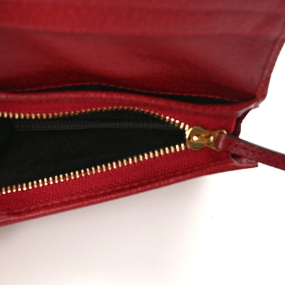 Gucci GG Supreme Monogram Flora Web Ophidia Card Case Red 6 of 8