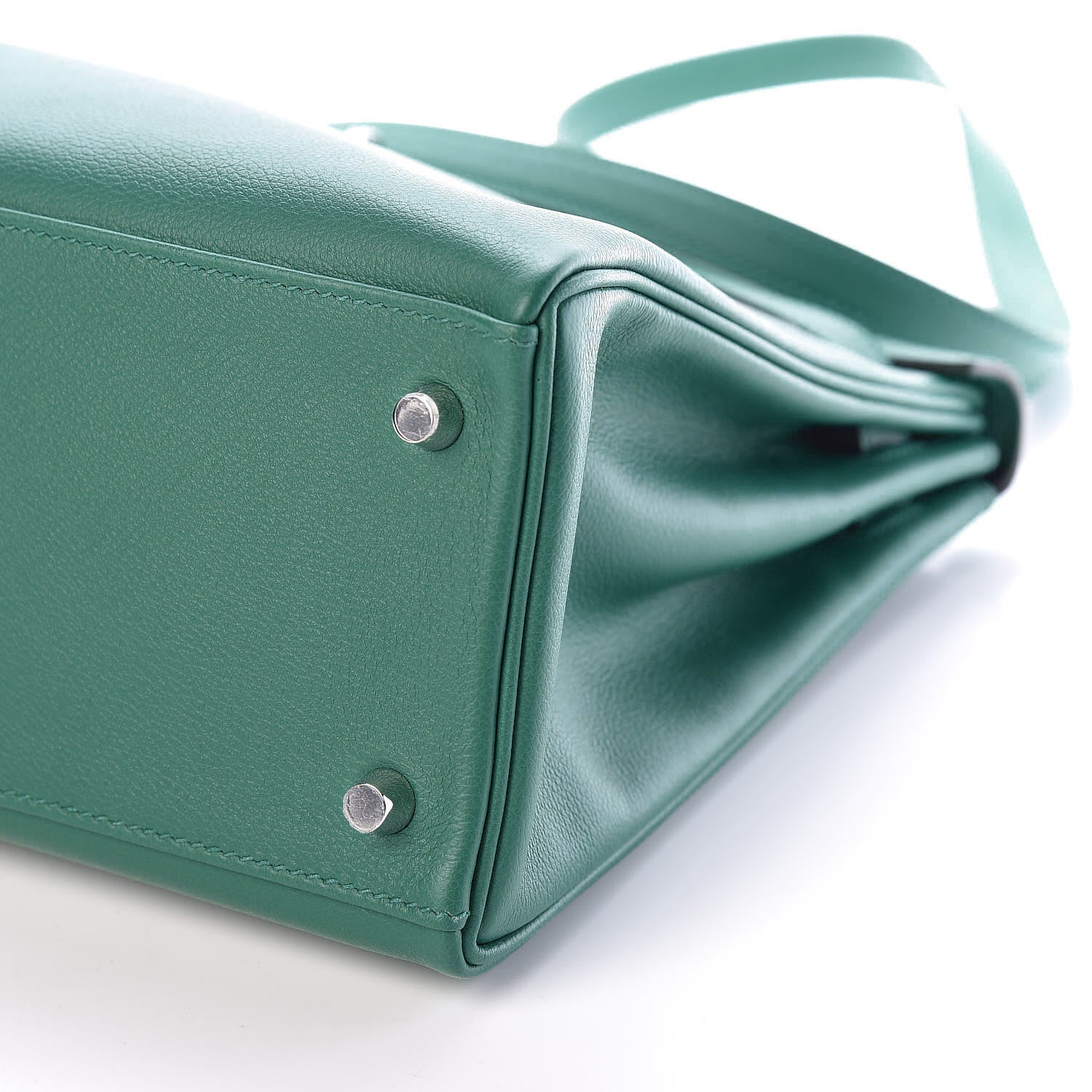 Hermes Evercolor Kelly Retourne 32 Vert Vertigo 9 of 36