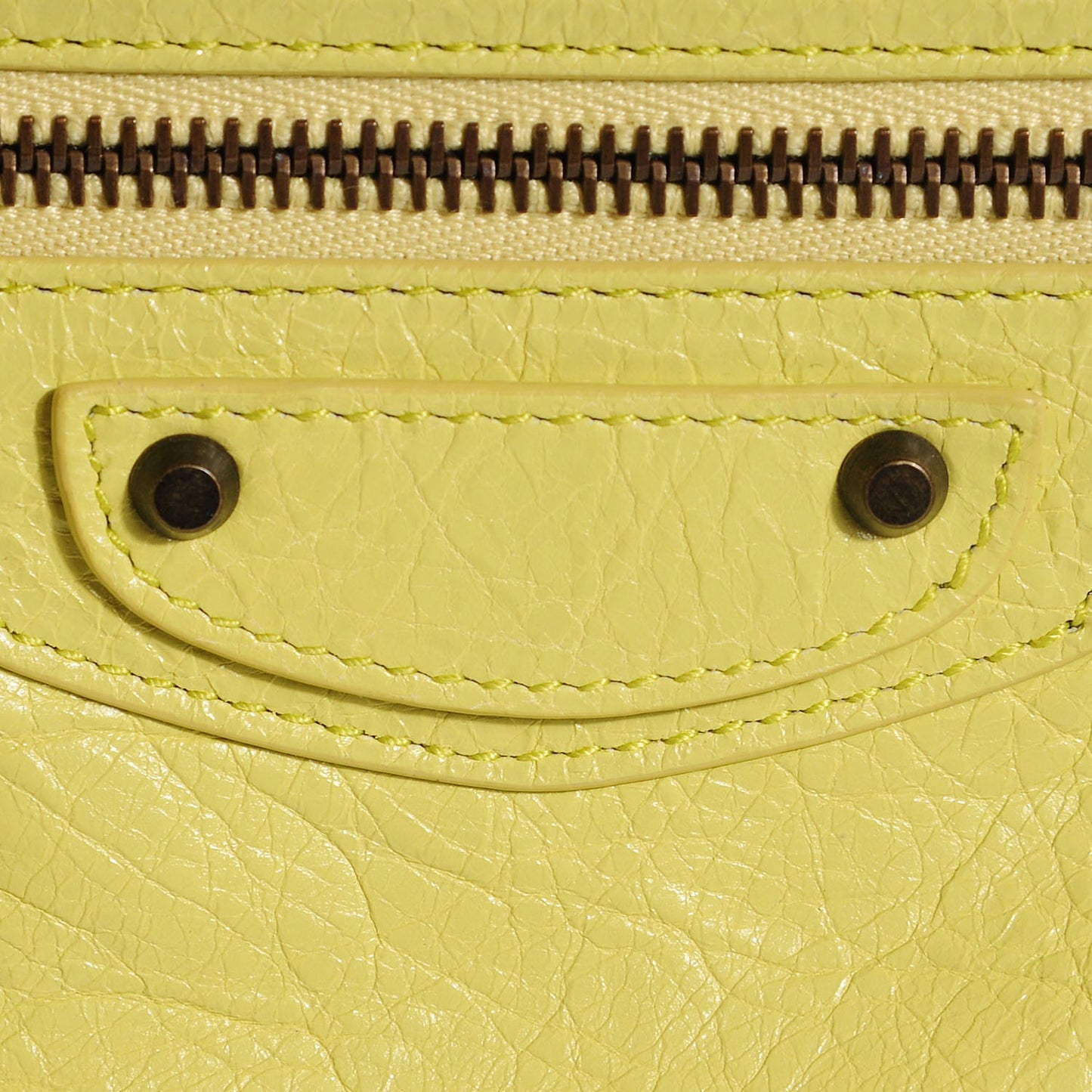 Agneau Classic Hardware Hip Jaune Citronnade