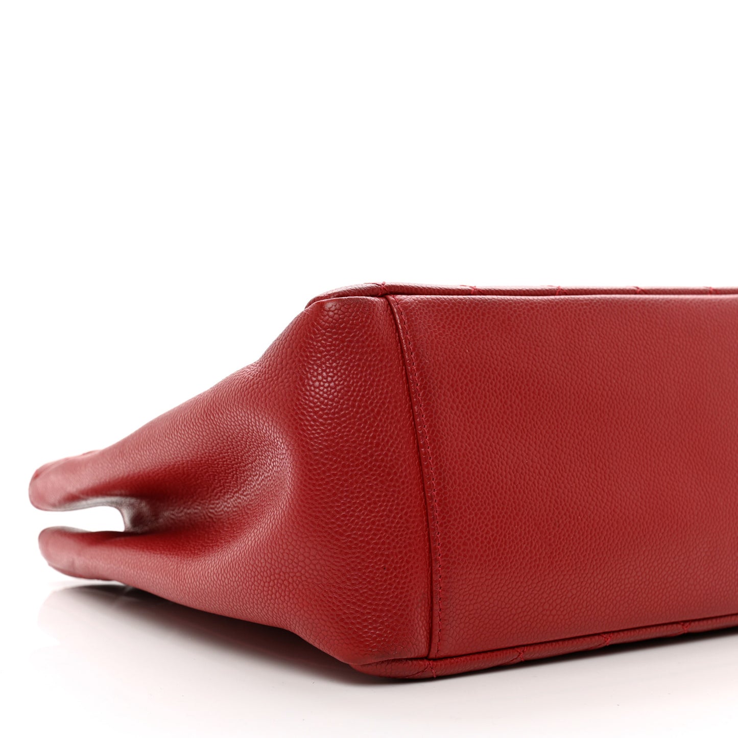 Caviar Quilted Grand Shopping Tote GST Red