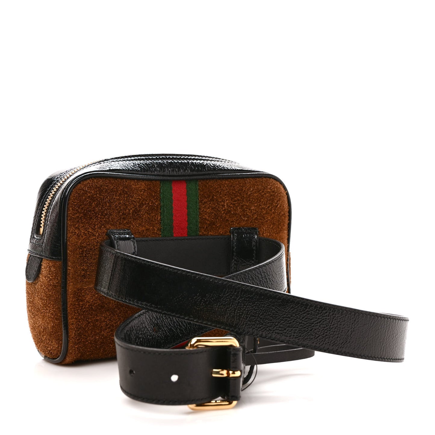Suede Small Ophidia Belt Bag 85 34 Brown