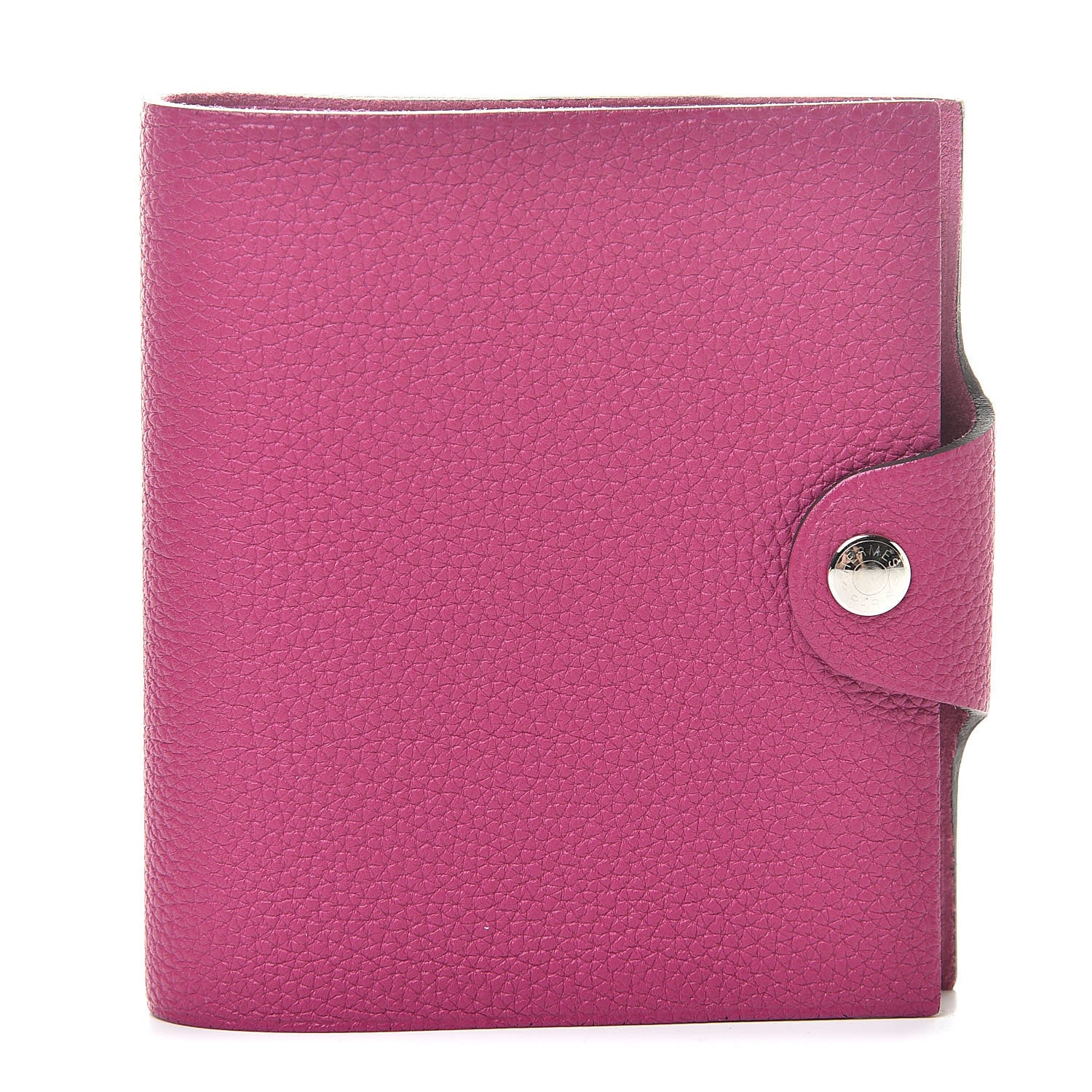 Hermes Togo Ulysse PM Agenda Cover Rose Pourpre 1 of 8