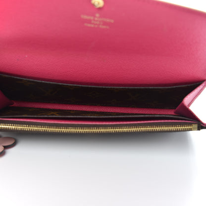 Louis Vuitton Monogram Bloom Flower Emilie Wallet 5 of 12