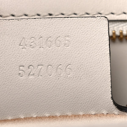 Gucci Calfskin Web Medium Sylvie Top Handle Bag White 7 of 11