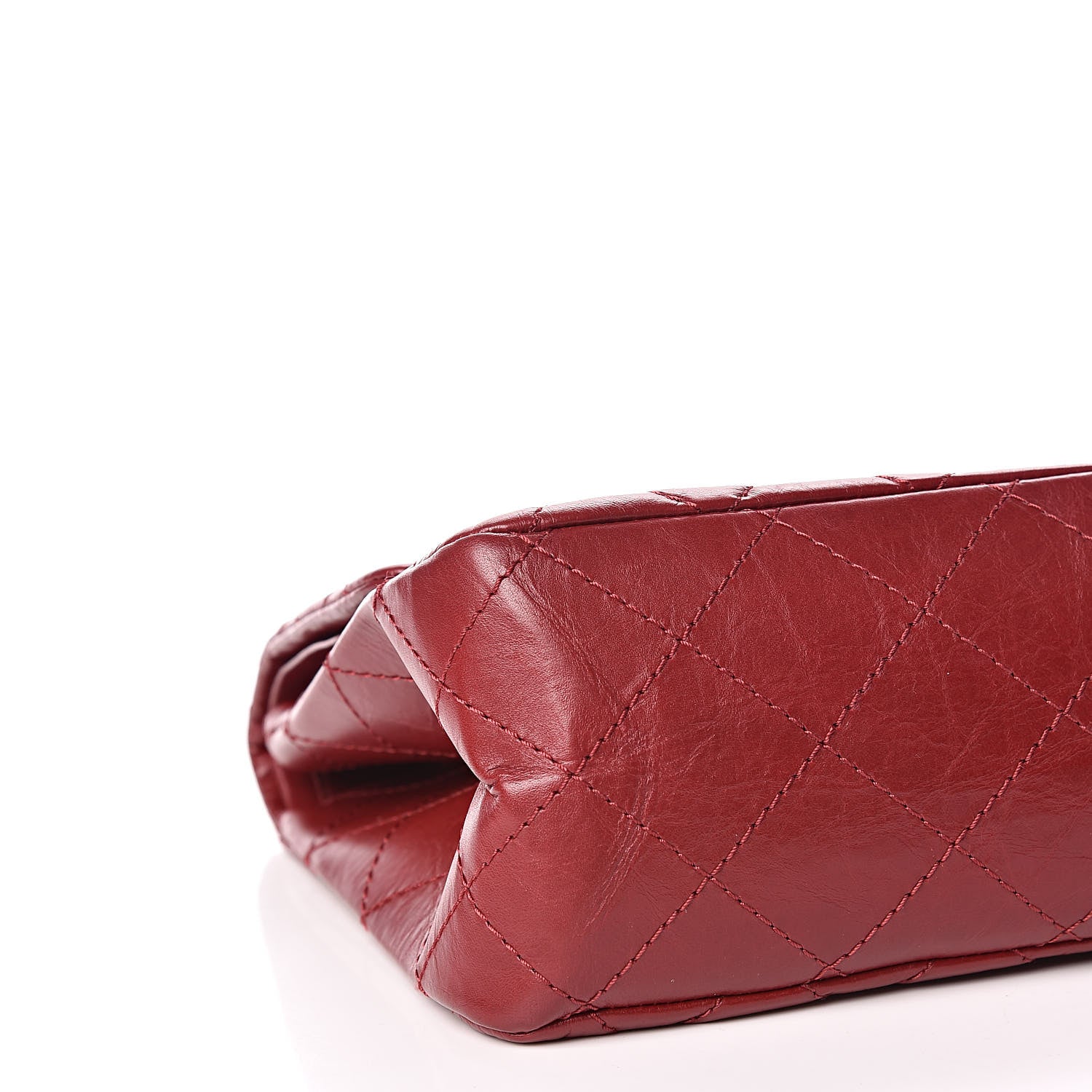 Chanel Aged Calfskin Quilted 2.55 Reissue 227 Flap Red 5 of 10