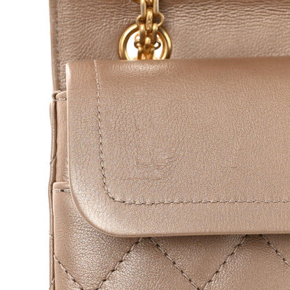 Chanel Metallic Calfskin Quilted 2.55 Reissue 226 Flap Dark Gold 11 of 12