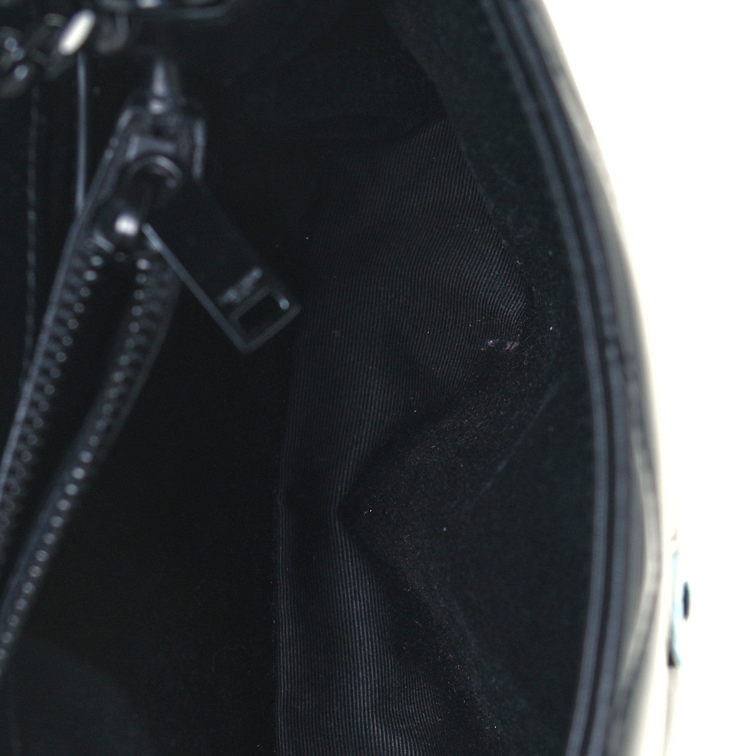 Saint Laurent Calfskin Y Quilted Monogram Small Loulou Chain Satchel Black 11 of 12