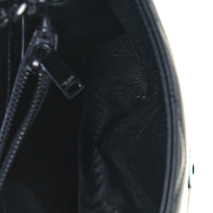 Saint Laurent Calfskin Y Quilted Monogram Small Loulou Chain Satchel Black 11 of 12
