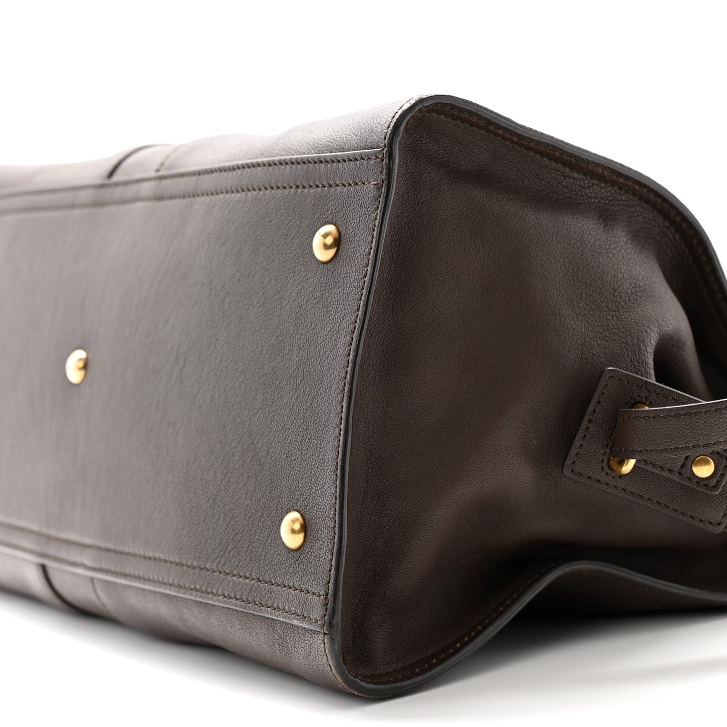 Calfskin Medium Cabas ChYc Dark Brown