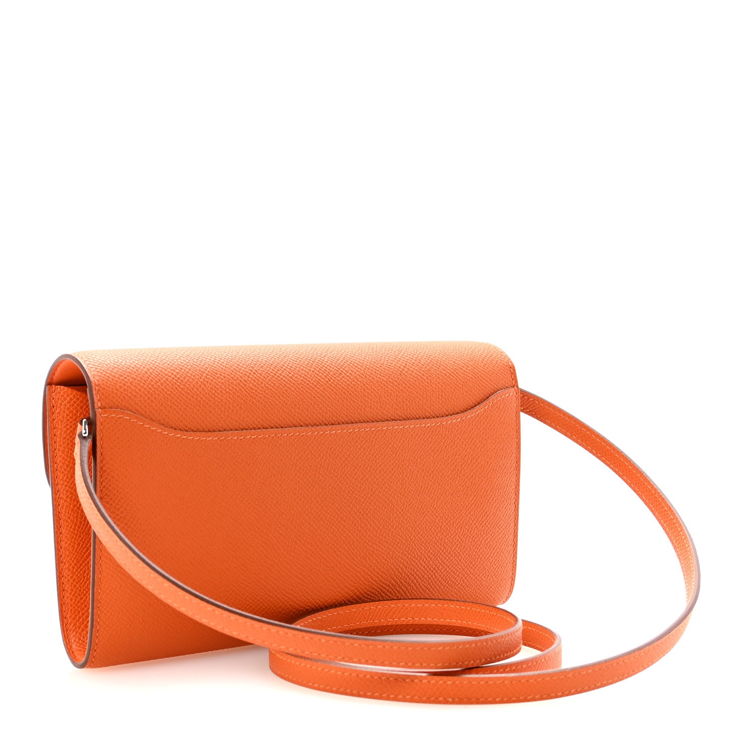 Hermes Epsom Constance Long Wallet To Go Wallet Orange 3 of 10