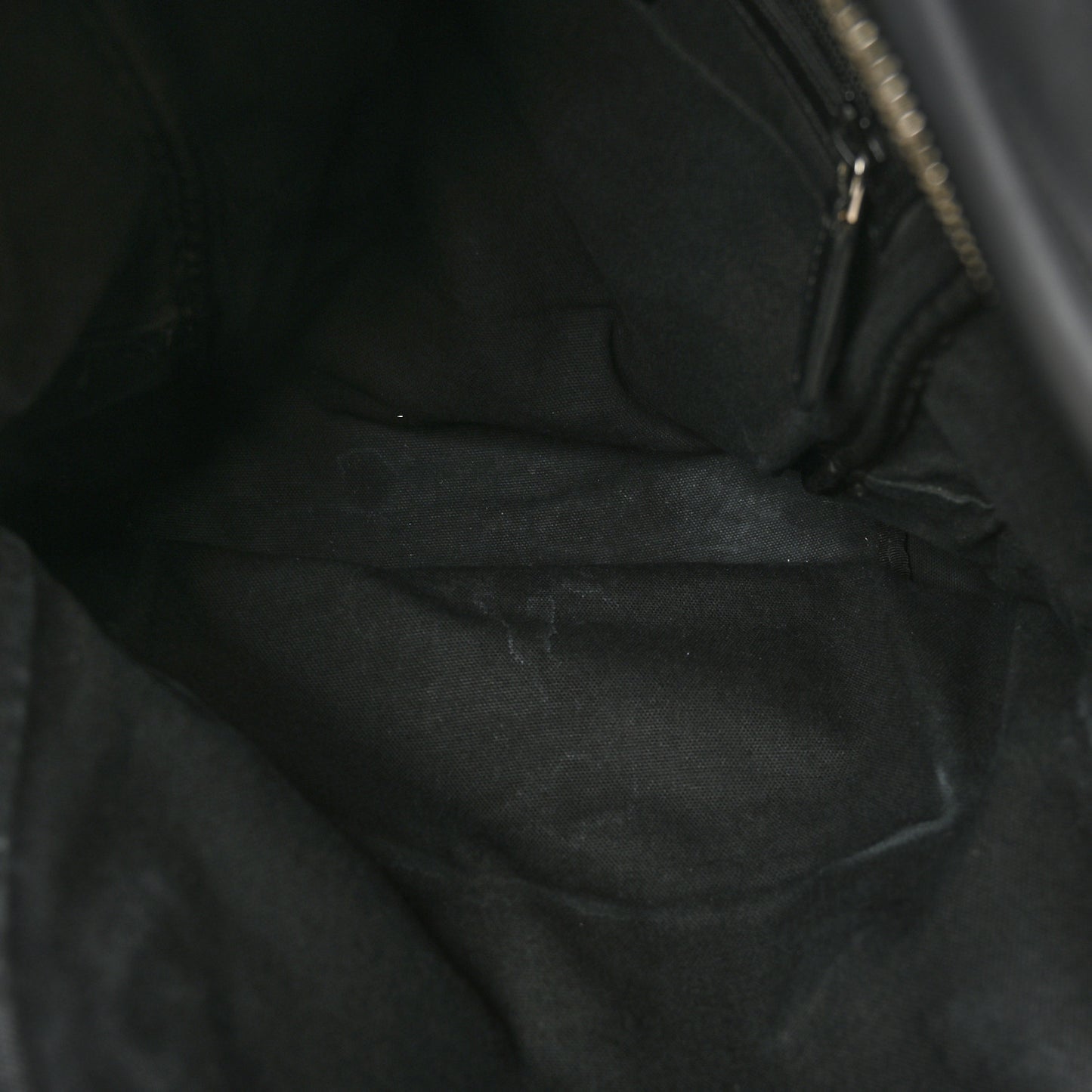 Calfskin Logo Small Backpack Black