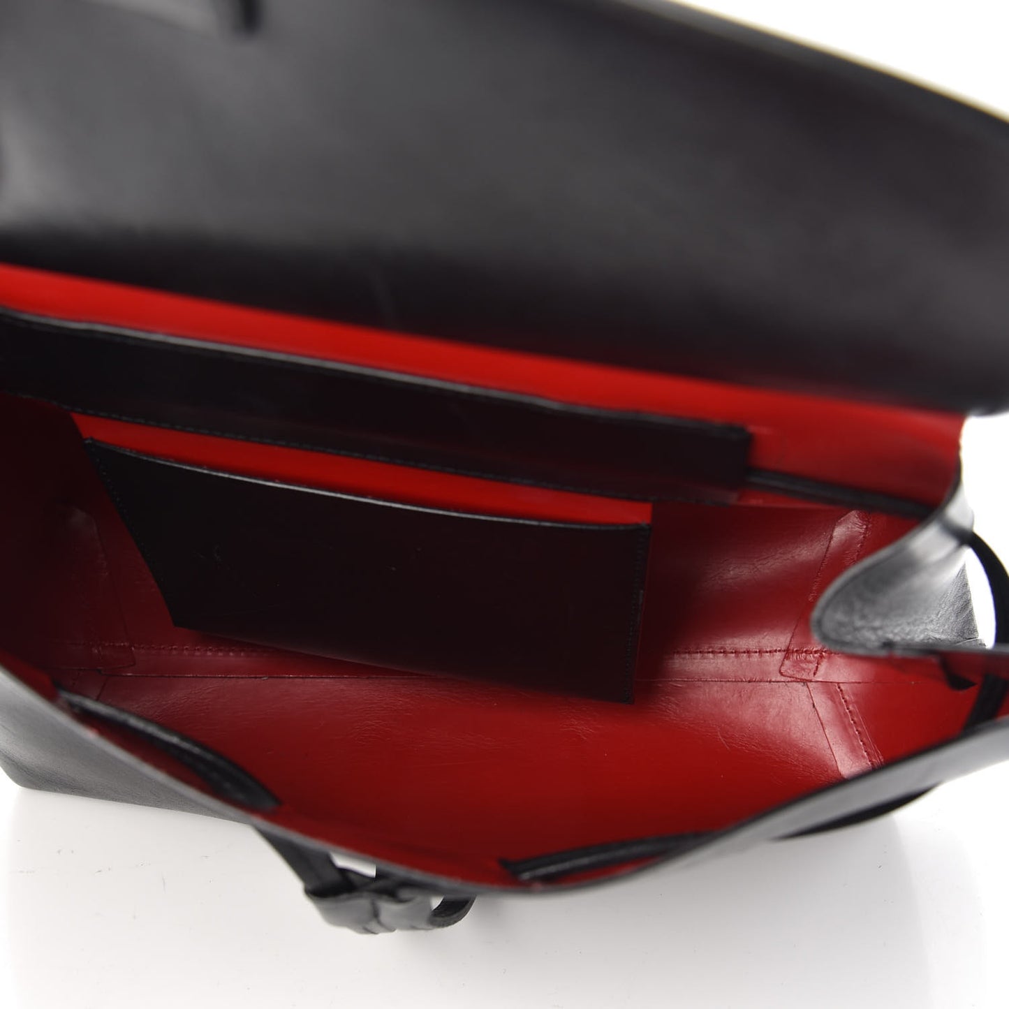 Calfskin Mini Lady Bag Black Flamma