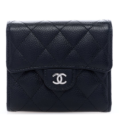 Chanel Caviar Quilted Compact Flap Wallet Black 1 of 7