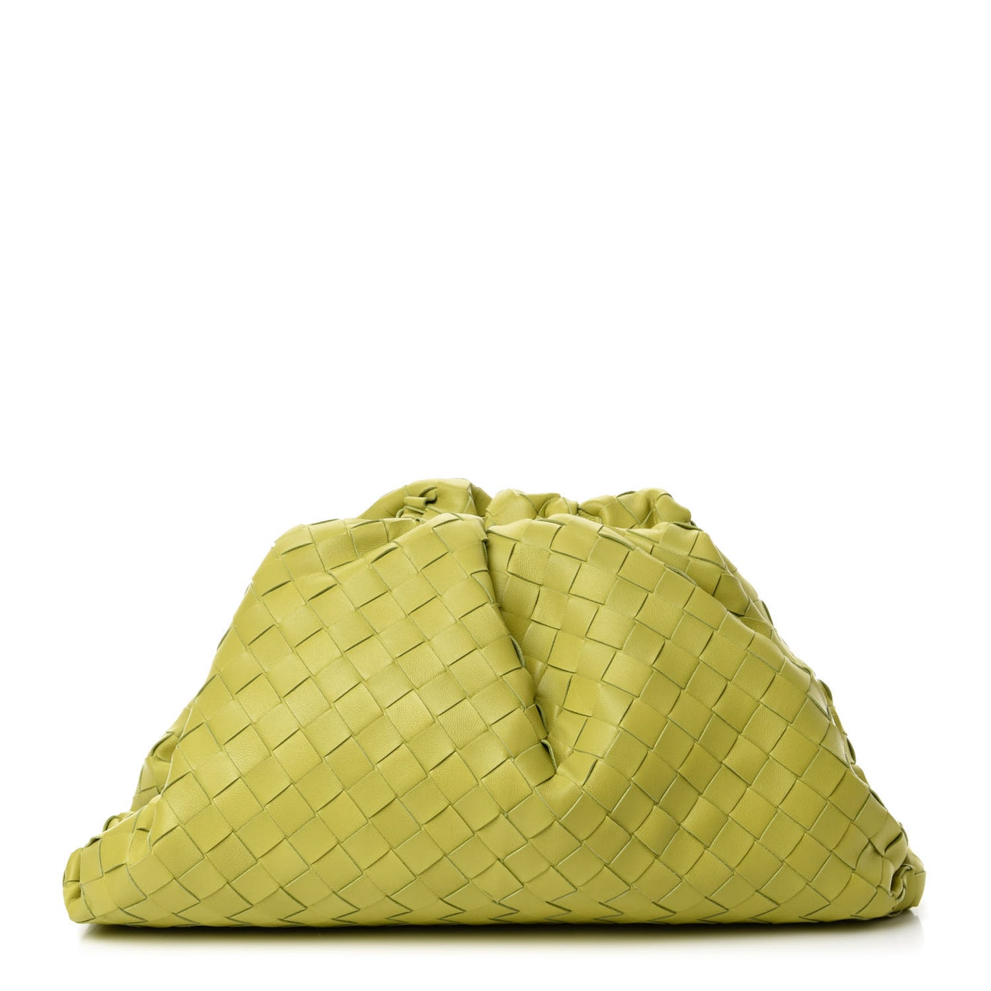 Nappa Maxi Intrecciato The Pouch Oversized Clutch Kiwi