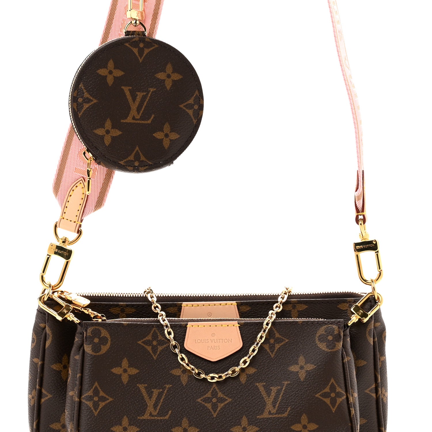 Louis Vuitton Monogram Multi Pochette Accessories Rose Clair 8 of 13