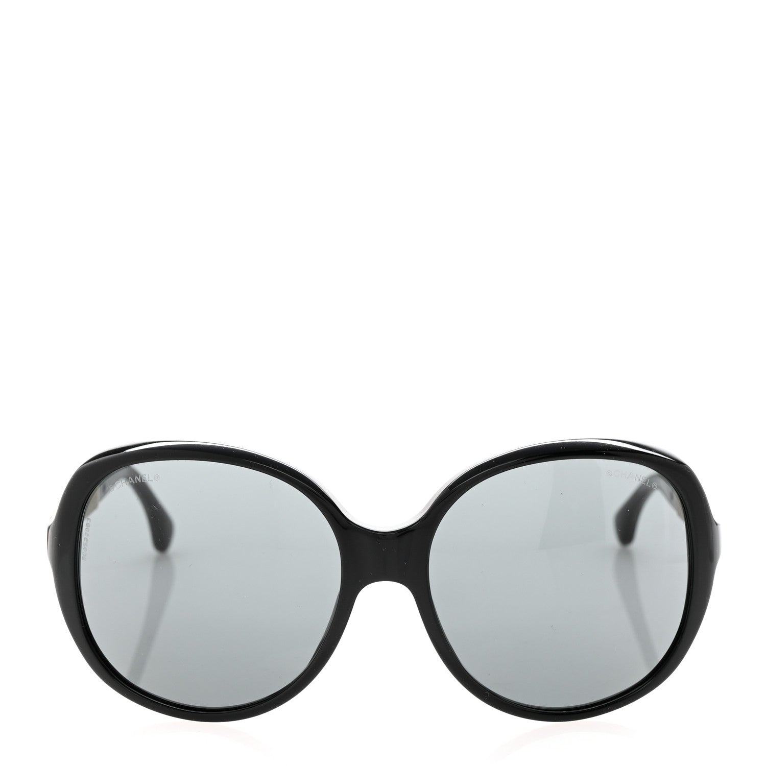 Chanel Acetate Quilted CC Sunglasses 5232-Q Black White 2 of 7
