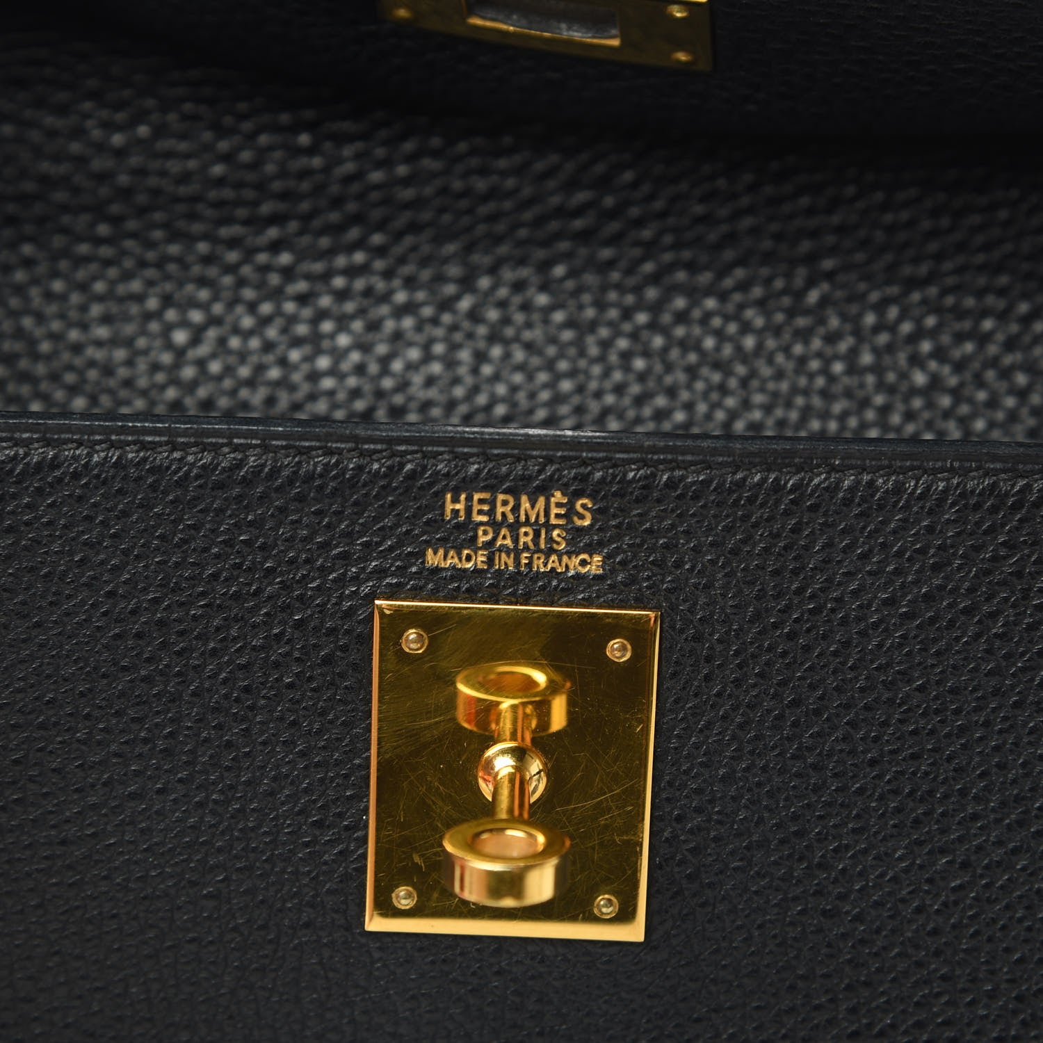 Hermes Togo Kelly Retourne 32 Black 7 of 15