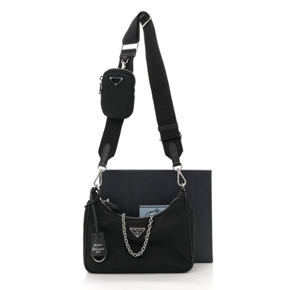 Prada Nylon Re-Edition 2005 Shoulder Bag Black 11 of 11